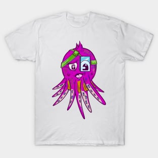 Cute Pink Octopus T-Shirt